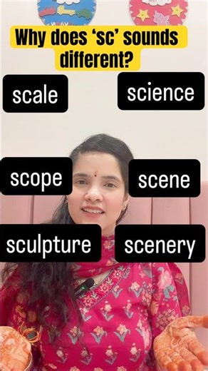 Why does “SC” sound different in words? #phonics #shorts #viral