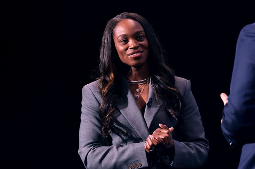 Sloane Stephens turns up the style in chic blue dress for magazine cover shoot