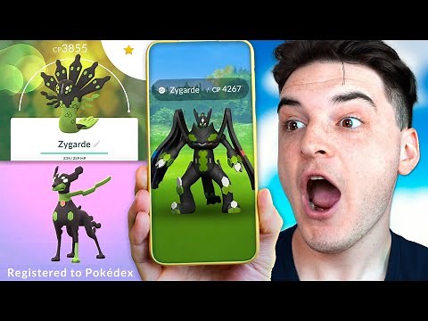 How to get all 3 ZYGARDE FORMS in Pokémon GO!