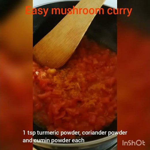 Easy mushroom curry recipe