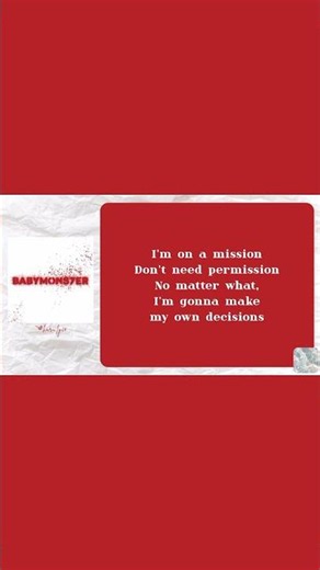 #BABYMONSTER — BATTER UP (7 ver.) lyrics video full on YouTube haru.ly24 #Montiez #LyricsVideo