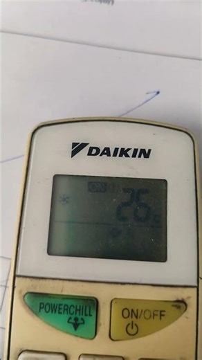 Daikin remote