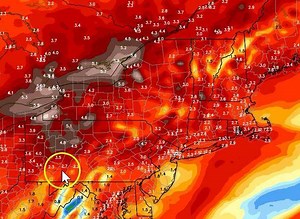 4.7K views · 55 reactions | Update... Wednesday April 10th..730 PM..... Rain every 2 to 3 days.. 3 to 5 inches of rain, over next 10 days.. | Weather Outlook | Facebook