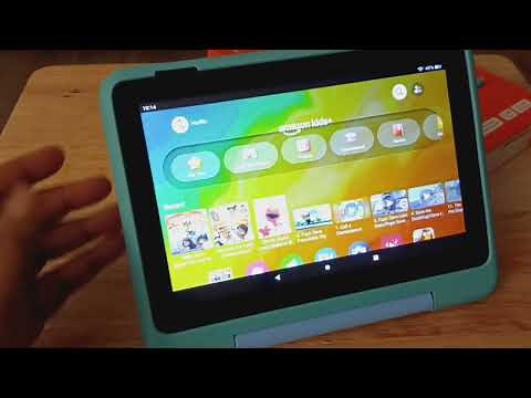 How to change the background (wallpaper) on a Fire Kids Tablet | HD 8 Inch Pro