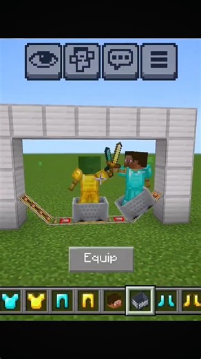 || 🫨FIGHTING STATUE🔥 I MADE IN A MINECRAFT🤯|| #minecraft #ytshorts #shorts #gaming