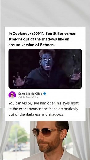 Zoolander 2001 Ben Stiller Comes Straight Out of the Shadows Like Batman