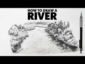 How to Draw a River in a Landscape (Step-by-Step for Beginners)
