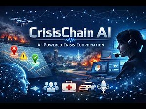 CrisisChain AI – Real-Time Crisis Coordination Platform | AI + Voice Emergency Command Center.