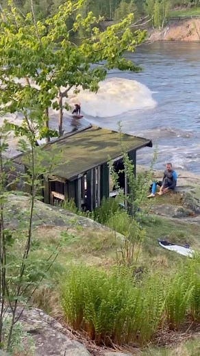 14K views · 56 reactions | More river surfing from Norway with @infusionsurfboards.norway ”Its hard to get your head around this wave when it gets more size, the fact that you’re so far from the ocean and in many ways you can still surf it like a proper wave. ” @cskinswetsuits @revolwe #riversurfing #norway #coldwatersurf #riversurf #weirdwaves | Nordic Surfers Magazine | Facebook