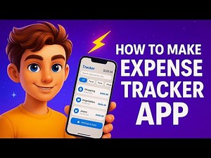“Daily Expense Tracker App Full Tutorial | Complete UI + Coding Guide Step-By-Step (No Firebase)”