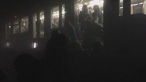 Metro passengers flee train in tunnel following attack at Belgian metro station