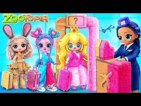 Lalilu: Fluffy and Cardboard Vacation DIYs! Fashion Makeover for Dolls