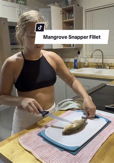 Girls' Beginner Guide to Filleting Mangrove Snapper