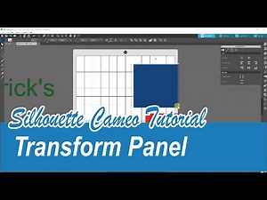 How to align your design using the transform panel | Silhouette Studio tutorial