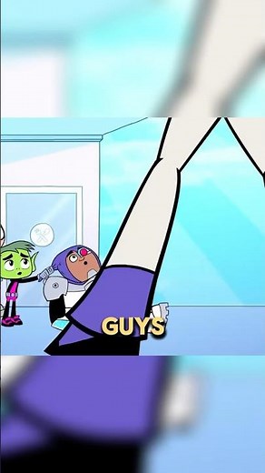 Robin sees Raven without Cloak! #reels #teentitansgo #dc #shorts #funny