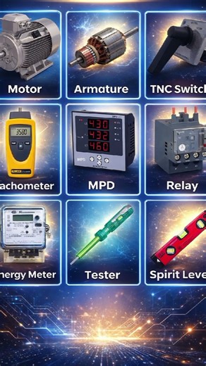 electrical items name list.