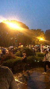 21K views · 127 reactions | Happening now: Protests continue in the middle of heavy downpour outside Washington DC. | CGTN America | Facebook