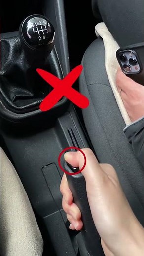 The CORRECT Way to Use a Handbrake (You're Probably Doing It Wrong!) #NewDriver #LifeHack #CarTips