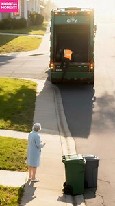 Garbage Collector's Simple Act of Kindness Empathy can change lives. Generated using Kling AI . . . (For entertainment purposes only. Consult professionals if guidance on activities is presented. No brand affiliation is implied if any are shown. If inspired by true events, creative adaptations may be included. Content may include public footage.) | Fabiosa Life Stories