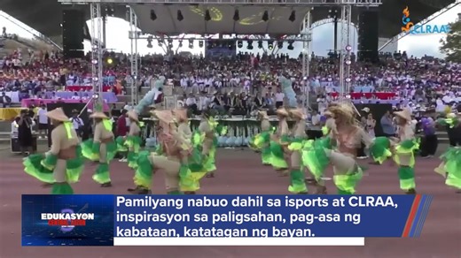 Layon ng isports na hubugin ang bawat atleta sa pamamagitan ng disiplina. Subalit isang masayang kaganapan ang natunghayan sa SDO Science City of Munoz, isang masayang pamilya ang nabuo, isang pangarap ang natupad dahil sa pagmamahal sa isports at CLRAA. Ito ang balitang tinutukan ni ANN CHRISTIAN FRANCISCO. | DepEd Regional Office III