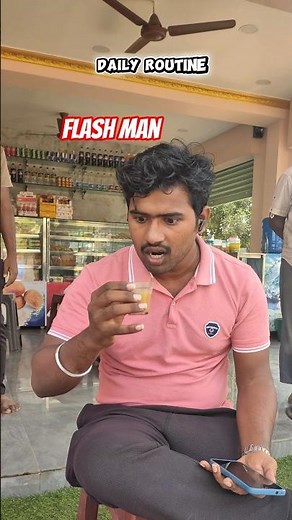 Flash Man vs Chai ☕🤣 | Ultimate Tea Lover Comedy #flashman #shorts