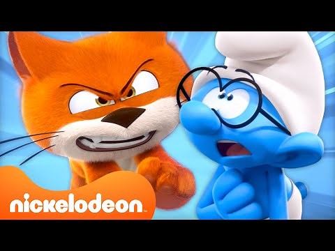 Asrael CHASING the Smurfs for 23 Minutes Straight 💨 | Nicktoons
