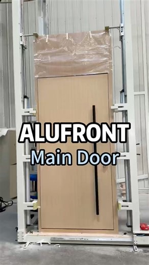 ALUFRONT PVDF coating aluminum entry door, #business #fyp #dreamhome #alufrontdoors #comercial #b2b