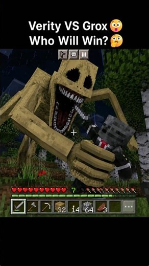 Verity VS Grox 😲 Who Will Win? 🤔 In Minecraft