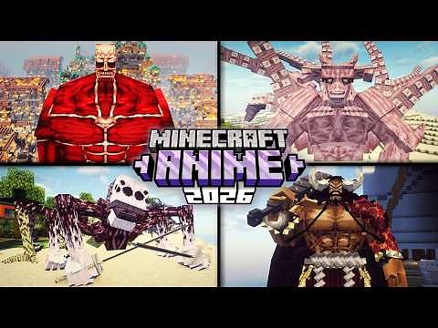 Top 10 Best Minecraft Anime Mods ! (2026)