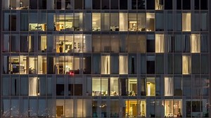 Blinking Flashing Windows Multi-storey Building Glass Stock Footage Video (100% Royalty-free) 1013042801 | Shutterstock