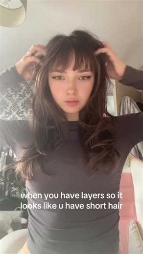 Fun Party Trick for Layered Hair Styles
