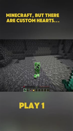 Custom Hearts in Minecraft Gameplay