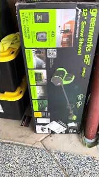 Greenworks 12inch Electric Snow Shovel from Costco!