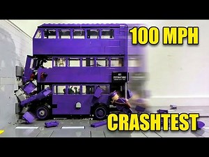 LEGO Harry Potter Knight Bus vs. 100 MPH Wall! 💥 Crash Test 76446