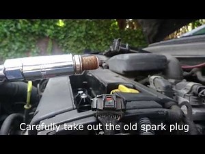 How to change spark plugs Astra H 2004-2009
