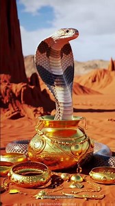 Naag Devta Protecting Ancient Treasure 🐍 | Divine Gold Kalash | AI Devotional Short Video |