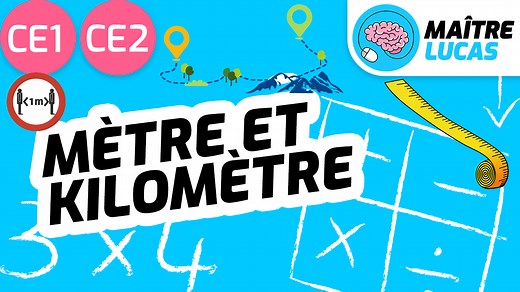 Mètre et kilomètre (m et km)