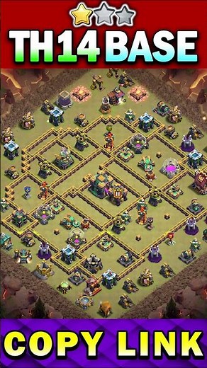 NEW MOST POWERFUL Town Hall 14 (TH14) Base Layout +Copy Link