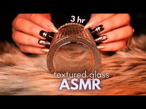 ASMR Scratching & Tapping on Textured Glass (No Talking)