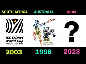 Evolution of Cricket World Cup Logo (1975 to 2023)