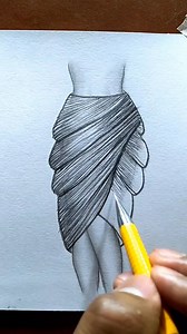 112K views · 198 reactions | So easy  skirt drawing tips #art #artist #drawing | Sanjay m Arts | Facebook