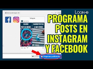 Cómo programar publicaciones en Instagram y Facebook - 2021 - VIDEO
