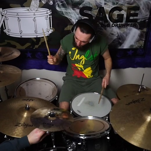 Live Jungle drumming with @sagethedrummer 🔥😎 | Junglist Network