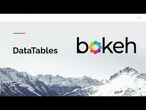 Bokeh: Data Tables