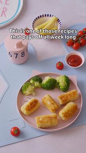 😅 Running out of snack ideas for your little one? These Chicken & Sweetcorn Tots are here to save the day! Perfect for weaning and toddlers, they’re packed with protein for growing muscles and fiber & vitamins from sweetcorn to keep little tummies happy. Super easy to make—just mix, shape, bake, and done! Batch cook for stress-free snacks, lunchboxes, or quick mealtime sides. Get the full recipe in the app—search “tots” for these and more toddler-friendly ideas. #weaning #toddlerfood #babyfood 