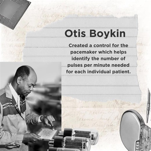 Otis Frank Boykin (August 29, 1920 – March 26, 1982) was an American inventor and engineer.[1] His inventions include electrical resistors used in computing, missile guidance, and pacemakers.
