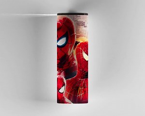 Spiderman Tumbler Design, 20 Oz Skinny Tumbler Design, Sublimation Image, Tumbler Wrap, Spiderman Cup, Spiderman Sublimation, Tumbler Design - Etsy