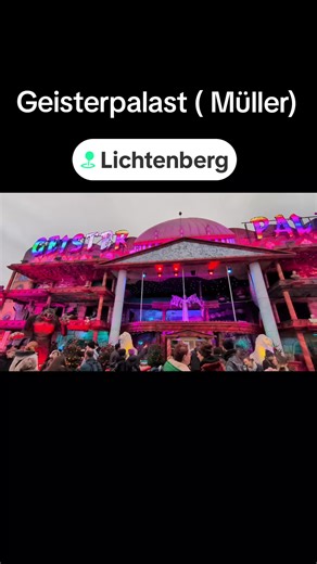 Geisterpalast (Müller) Lichtenberger Winterzeit @Lichtenberger Winterzeit @Poison Props #geisterbahn #oktoberfest #Horror
