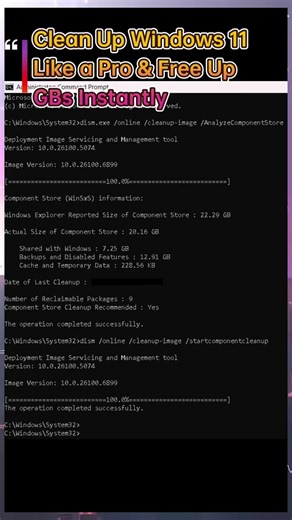 How to Clean Up🔥 Windows 11 Like a Pro & Free Up GBs Instantly! 💻✨ #windows11 #pctips #pcsolution