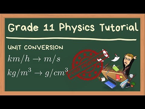 Grade 11 Physics Tutorial - How to Convert Units